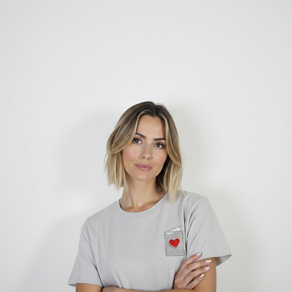 Classic Fit Organic Cotton T-Shirt | Heart Note